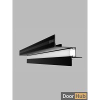 Wholesale Aluminum Profiles for Developers UAE – Black Shadow Gap with LED Compatibility | DoorHub.ae